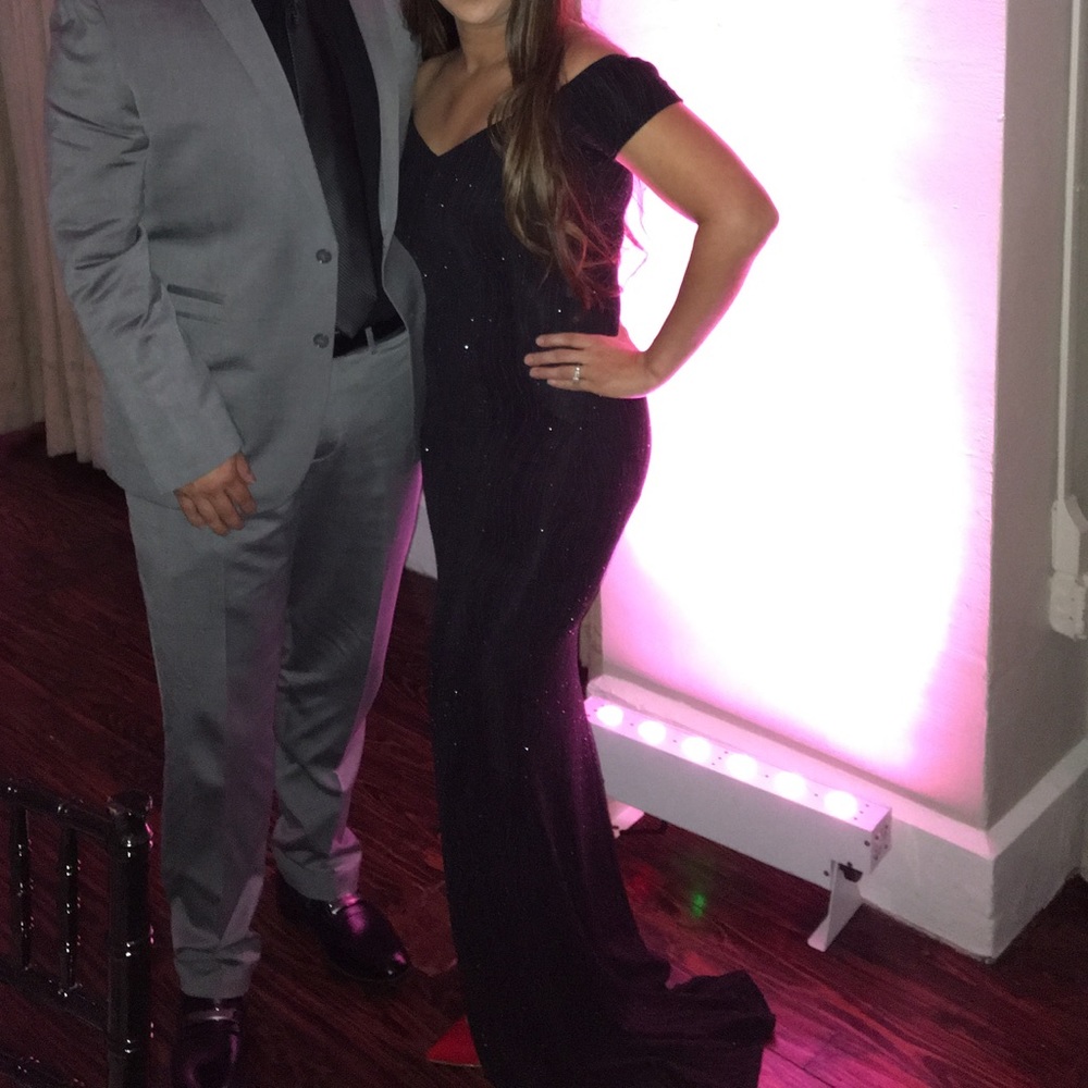 Black formal gown